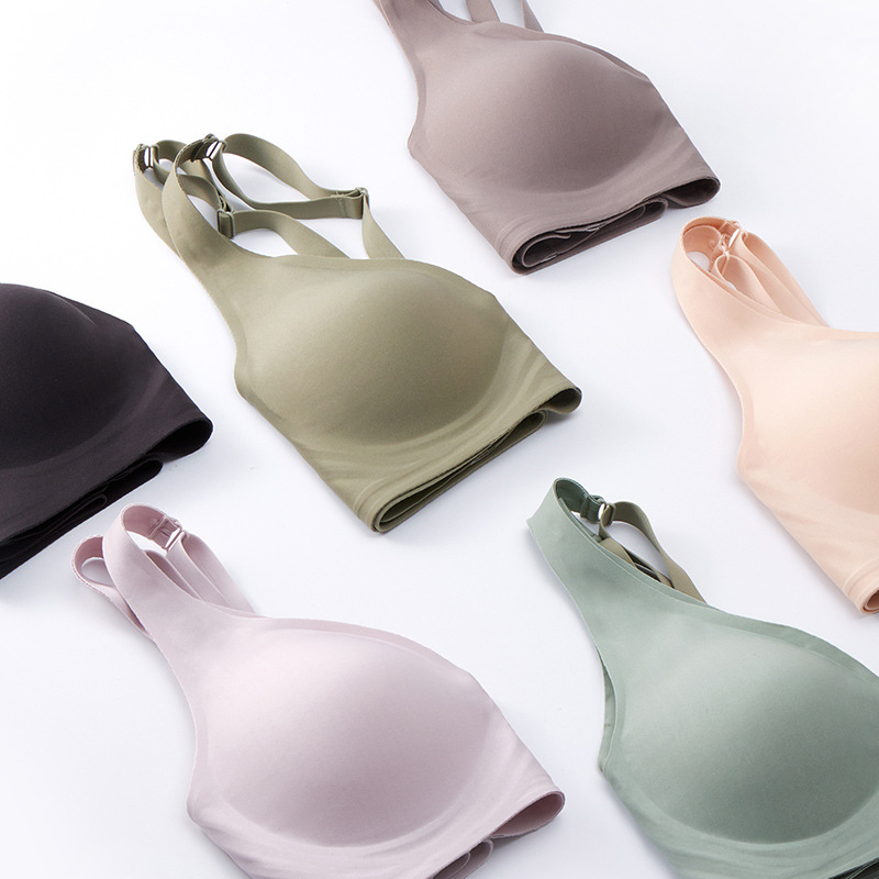 No Steel Ring Cross Pregnant Women's Vest Front Opening and Fertilizing to Increase Exercise Sleep Liquid Sense Feeding Bra Large Size Underwear No Steel Ring Cross Pregnant Women's Vest Front Opening and Fertilizing to Increase Exercise Sleep Liquid Sense Feeding Bra Large Size Underwear
