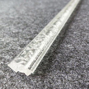 Acrylic Bubble Stick Foaming Solid Lighting Strip Pmma Rod Extruded Plastic Profile Customization