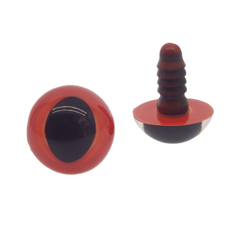 Colorido cristal gato ojo muñeca accesorios muñeca pupila DIY ojos de plástico oval resina cacao ojo cuentas