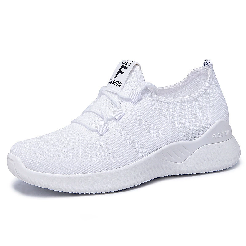 Breathable Women's Sports Shoes, Soft Sole Knit Upper, Lightweight Casual Sneakers 35–41