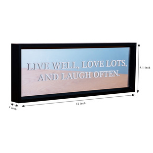 Factory processing custom environmental art mirror to map custom decorative V-M3111-003