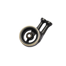 台式煤气灶炉头配件 双管节能铸铁炉头 火芯煤气灶配件工厂供应