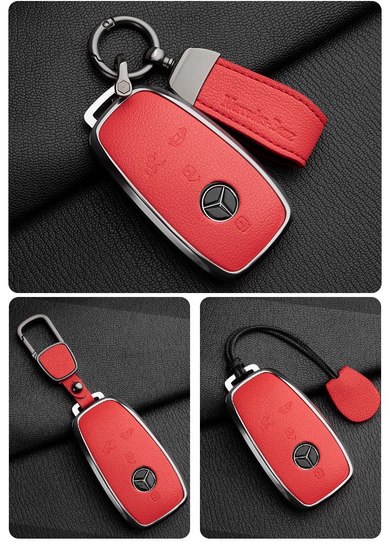 Suitable for the New Mercedes-Benz Vito Key Cover Genuine Leather 24 Models V300L Premium Version Vito V-Class V260 High-End Shell