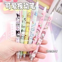 创意卡通三丽鸥按动笔可爱高颜值按压中性笔少女心学生文具批发
