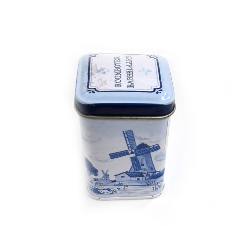 迷你便携式方形物品收纳铁盒 MINI TEA TIN BOX 食品级茶叶罐