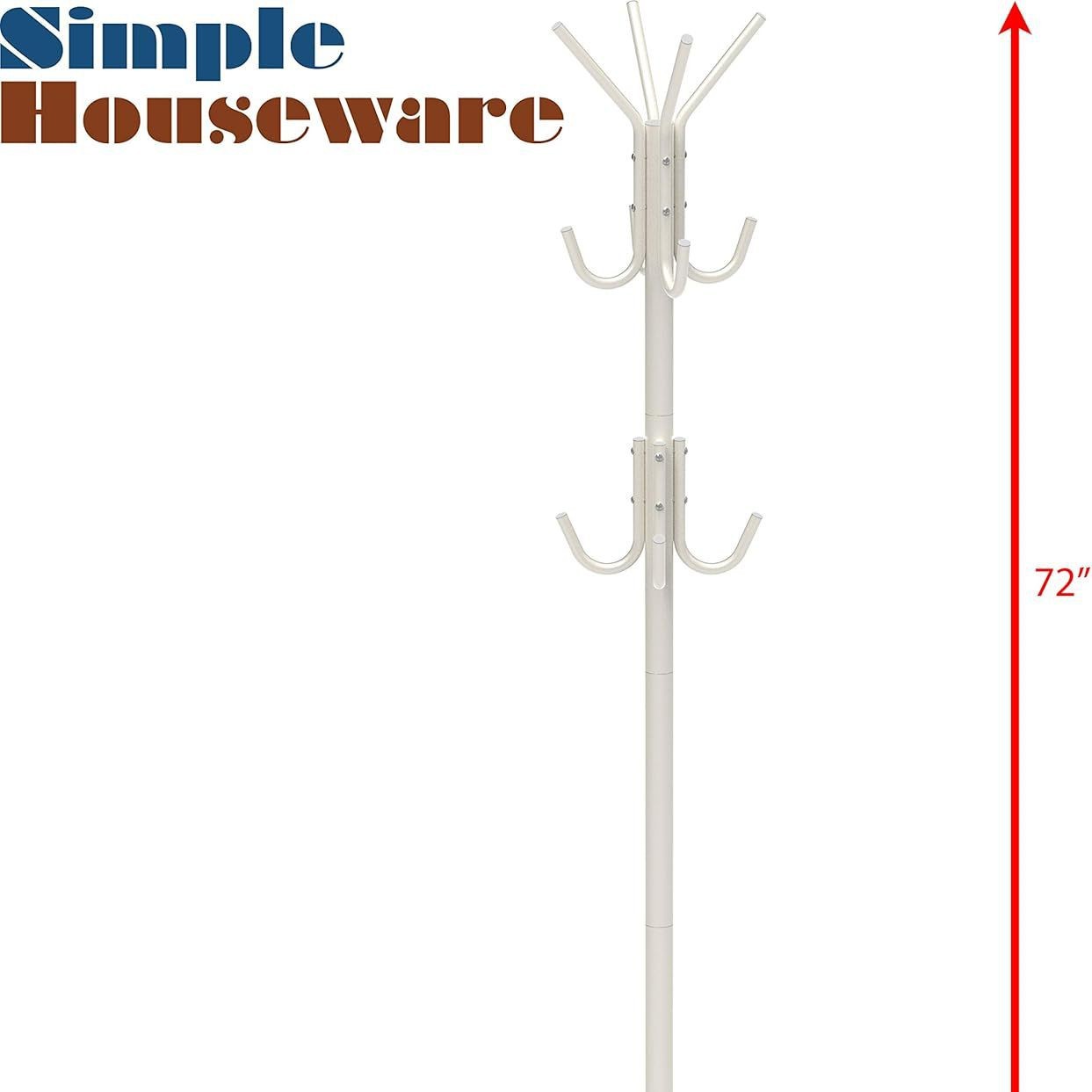 批发定制中古风挂衣架落地卧室实木衣帽架家用