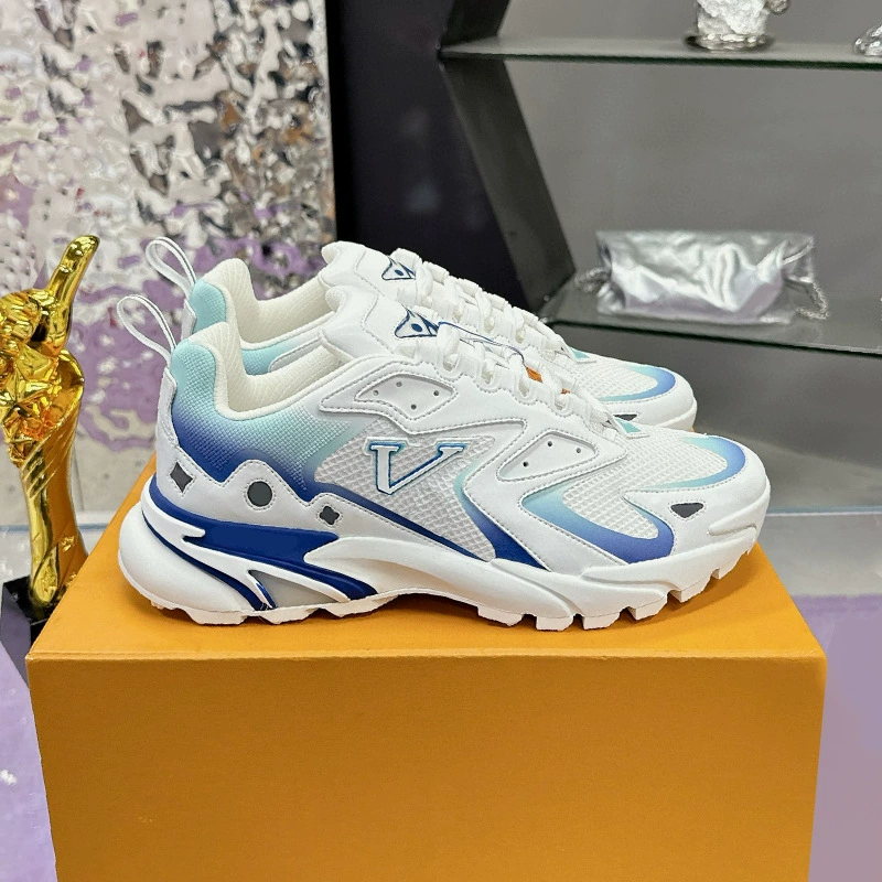 В наличии кроссовки Runner, дышащие, с сетчатым верхом, цветные, унисекс, модные, на толстой подошве, повседневные.