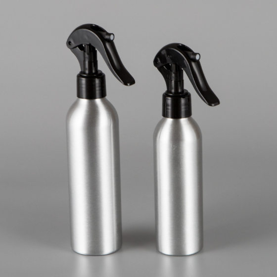 40ml-200ml aluminum bottle with mouse spray gun pure Dew sunscreen spray cosmetic packaging split empty bottle