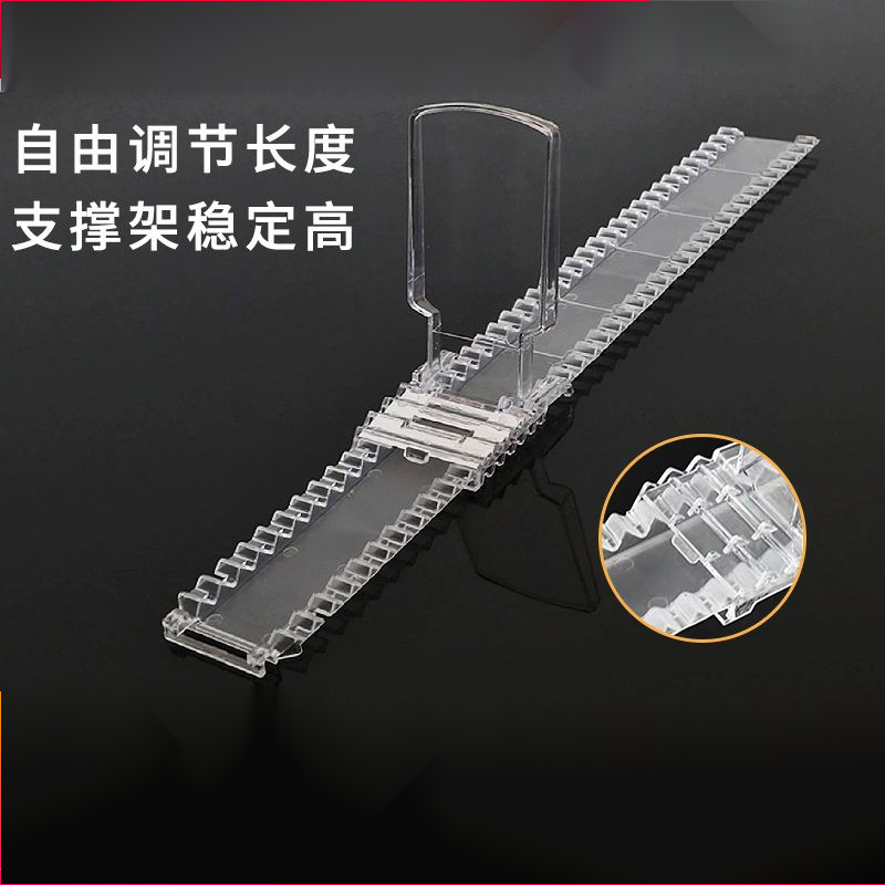 超市滑道后支撑架超市零食店货架防倾倒可折断加厚亚克力防倒支架