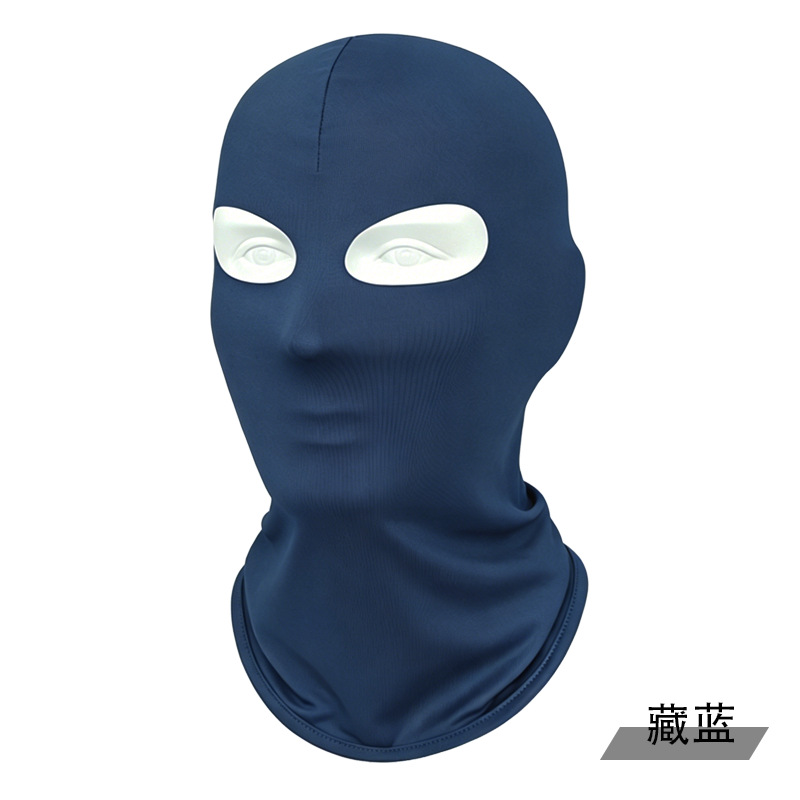 Ciclismo máscara de hielo protector solar respirante al aire libre polvo protector de cuello facial cubierta de cabeza para hombres y mujeres máscara de secado rápido a prueba de viento de verano