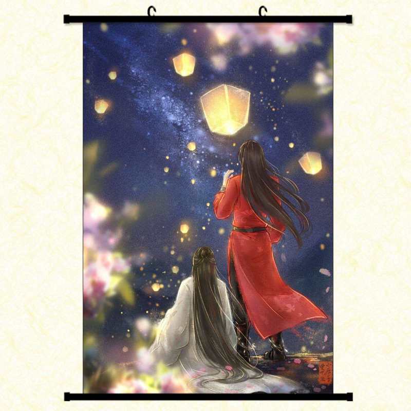 Плакат висит Тайангуань Blessing, постер, коллекция манги, комикс, картина небо Цюань, сопутствующий товар, оптовая продажа, мужчина показывать