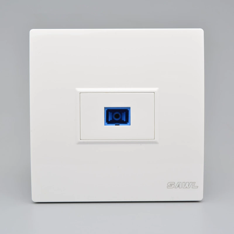 Новый тип 86 настенная розетка фланец оптоволоконная розетка SC сетевая Информационная розетка одна волоконно-оптическая панель