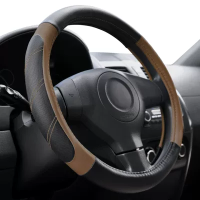 ring Four Seasons universal car – Steering wheel cover - brown-38cm
