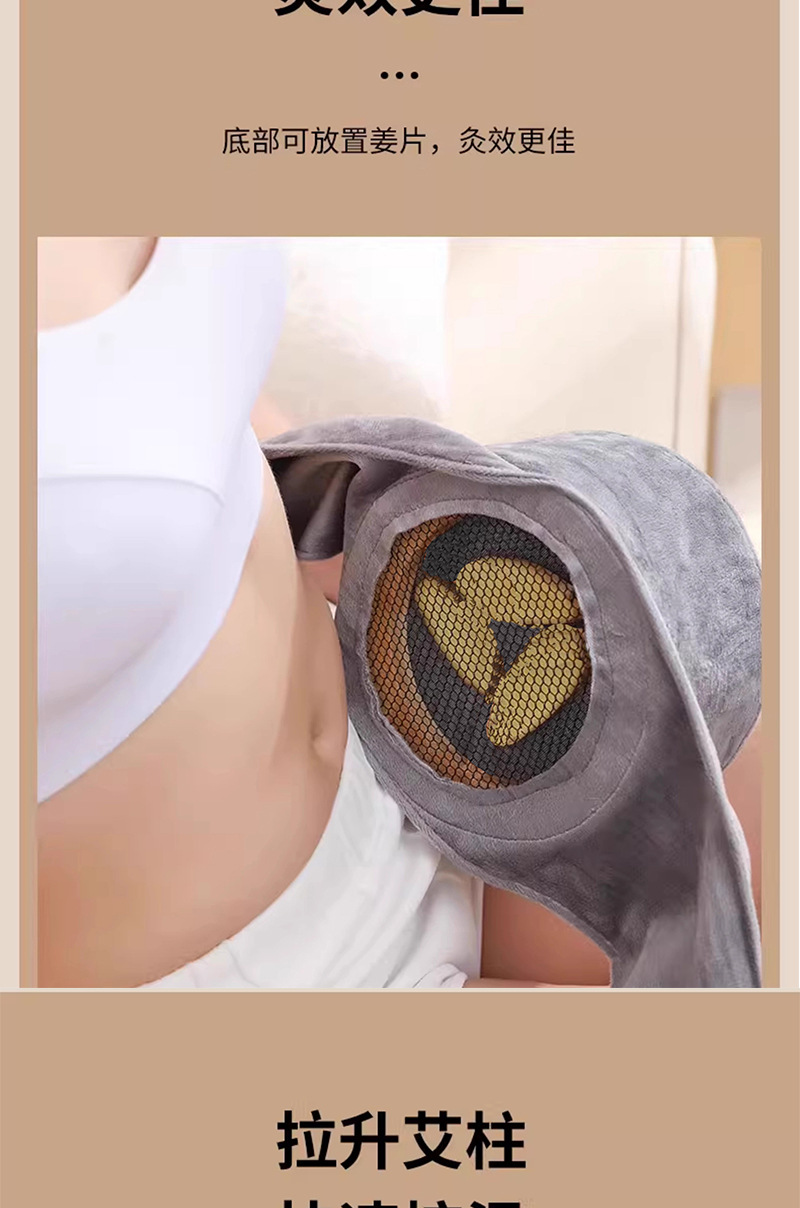 Thunder Fire Moxibustion Device Wooden Hanging Moxa Tube with 6cm Moxa Stick for Abdominal Warming quality and texture