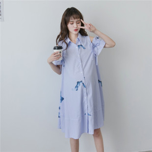2020 Summer Summer Dress for Pregnant Women's Dress Top Summer Fashion Pregnant Women's Dress Fashionable Hot Mom's Unique Summer Skirt