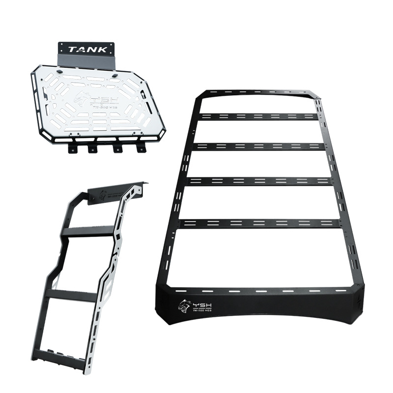 Roof Luggage Rack: Tank Roof rack - roof-platform-side-ladder-side-armor