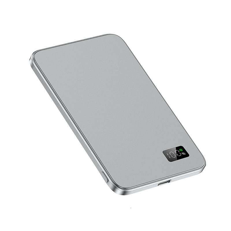 Android Apple Magsafe 外部バッテリー高速充電モバイル電源 qi2 に適した超薄型ワイヤレス磁気パワーバンク|undefined
