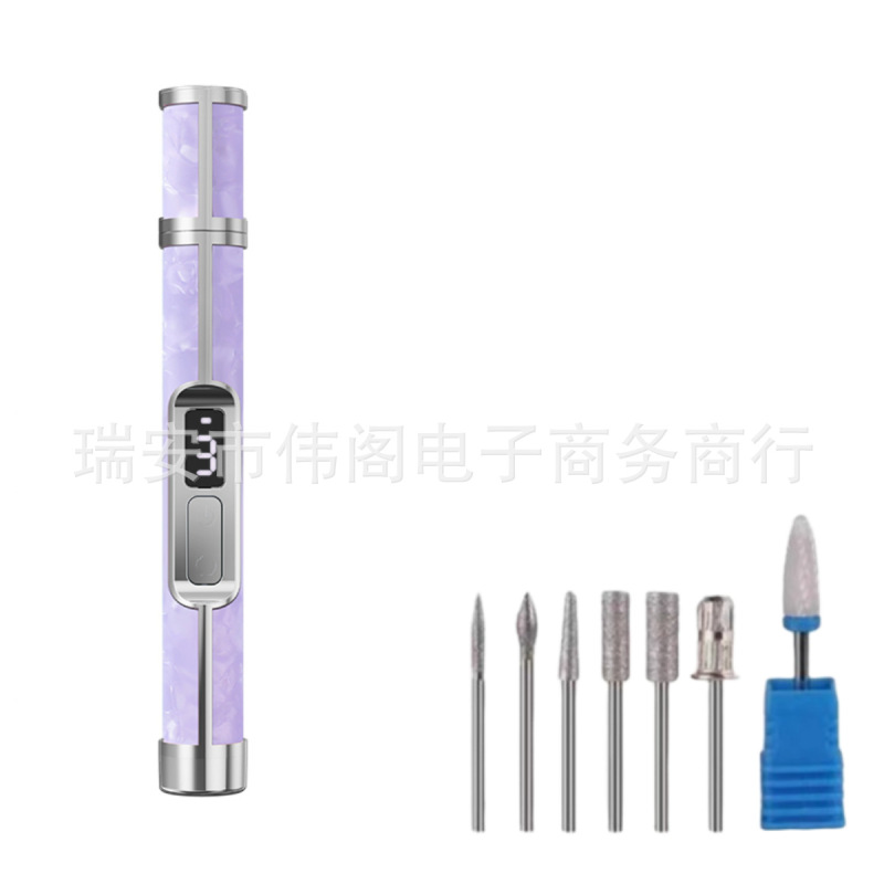 家用迷你打磨抛光工具便捷电动美甲打磨机卸甲机器电动磨甲美甲器|undefined