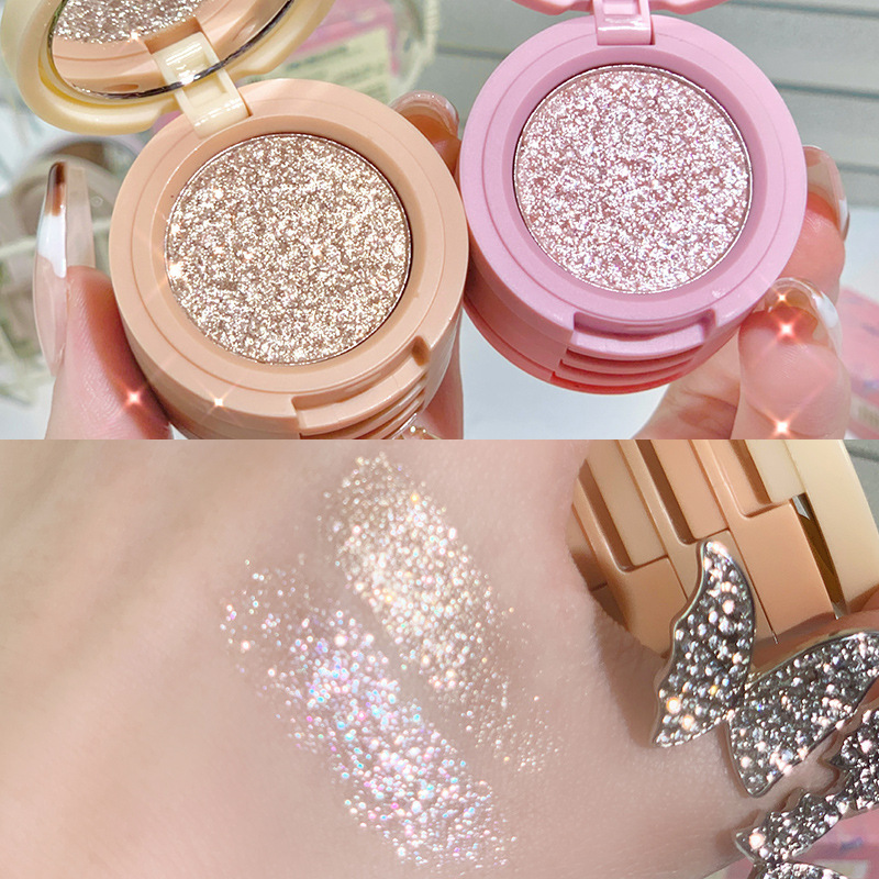 xixi四层夹心色鼻影修容平替侧影大地色修饰眼影爆闪珠光哑光代发