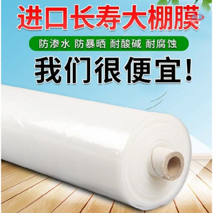 Greenhouse Plastic Sheet Waterproof Transparent Household Cover Thickened Cold-Proof Wind Dust Rain Plastic Film Window Sealing Insulation