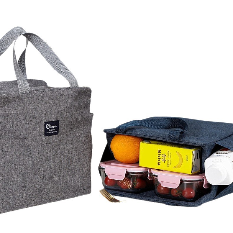 Bolsa de almuerzo de commuerzo de viaje, bolsa de aluminio grande, bolsa de almuerzo gruesa, bolsa de almuerzo, bolsa de almuerzo, bolsa de mano