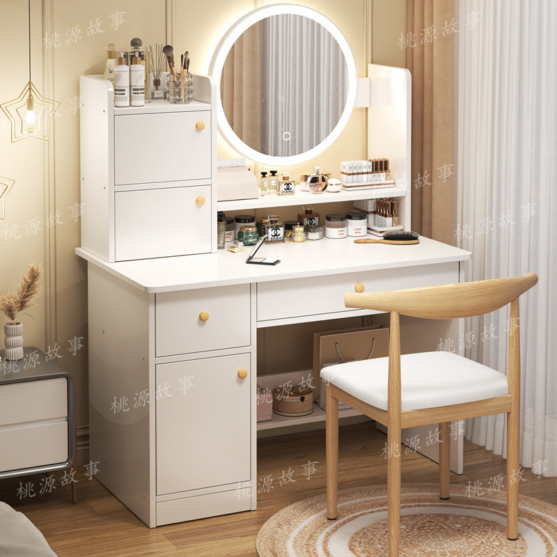 Dressing Table Bedroom Simple Modern Master Bedroom Dressing Table 2025 New Accessible Luxury Dressing Table Mirror Storage Cabinet Dressing Cabinet