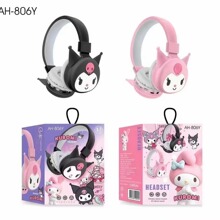 库洛米无线蓝牙耳机kitty公主头戴式电脑手机音乐立体声新款耳机
