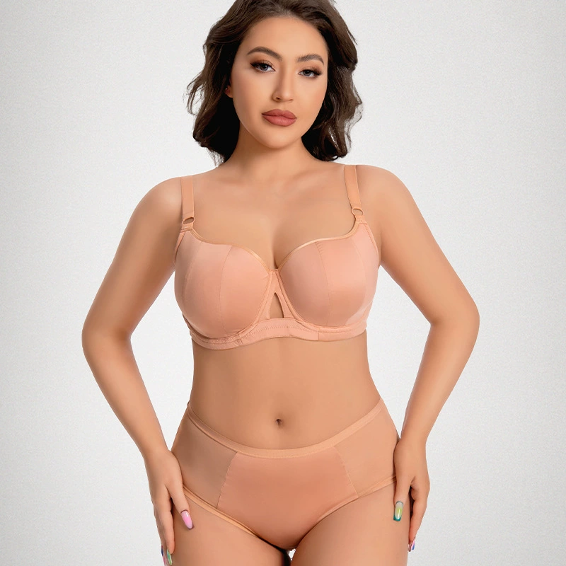 Supporting underwear, breathable bra, set, plus size, wholesale