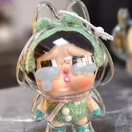 哭娃CRYBABY眼泪工厂系列搪胶保护套棉花娃娃遛娃痛包防尘收纳盒