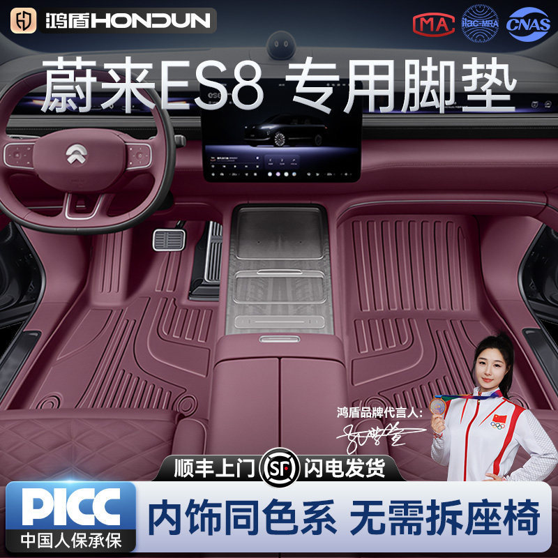 Suitable for Nio Es8 Floor Mats Tpe2026 New Model Car Six-Seven Seat Accessories Modified Interior Carpet Supplies