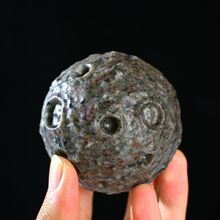 天然火焰石球 方钠石球 火焰石月球 水晶原石 水晶球摆件跨境批发
