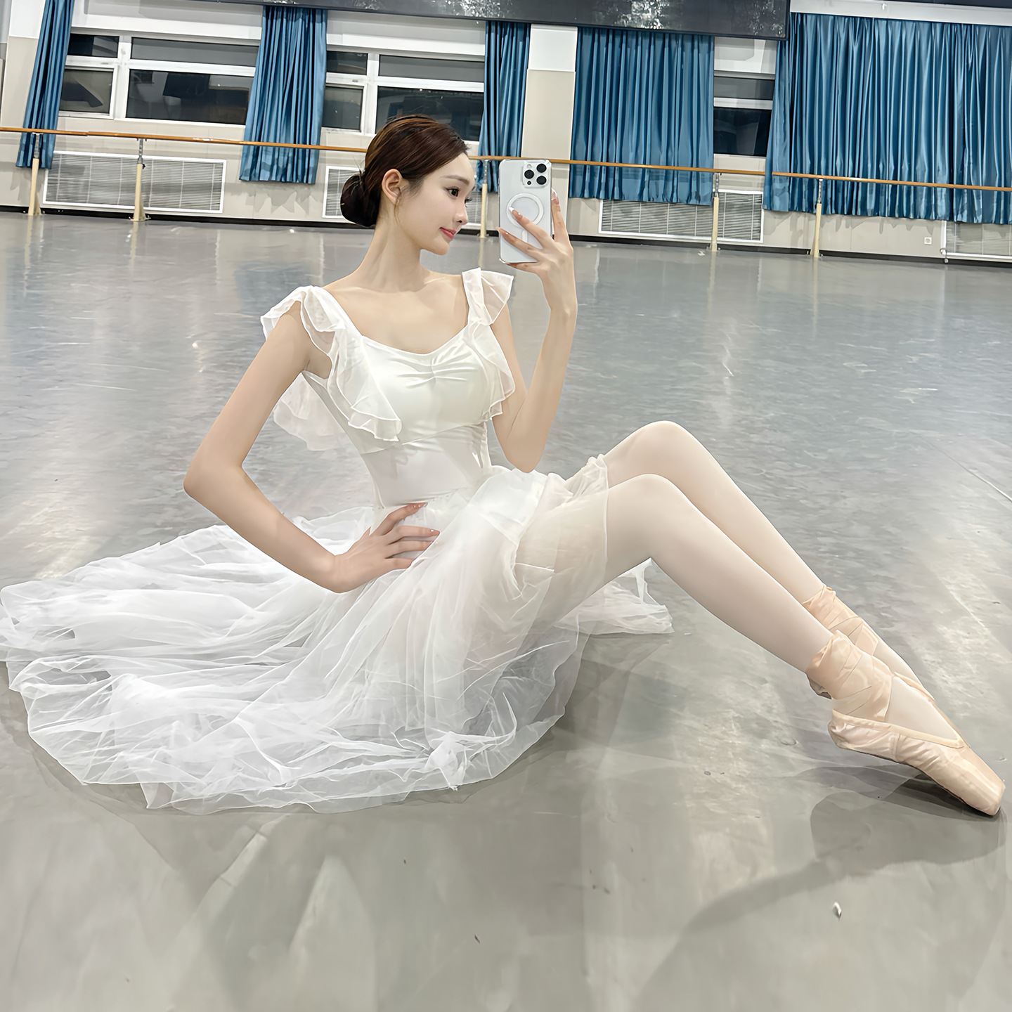Judydance Ballet Clothing Practice Clothing Female Adult Art Examination Gymnastics Clothing One-Piece Basic Training Clothing Chinese Dance Dance Clothing