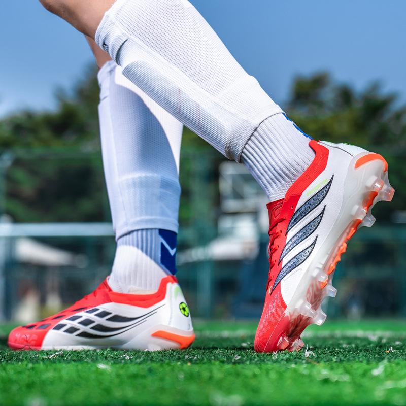 Zapatillas de Fútbol de Entrenamiento TF/AG, Suela de TPU y Caucho, Transpirable para Césped Natural y Artificial