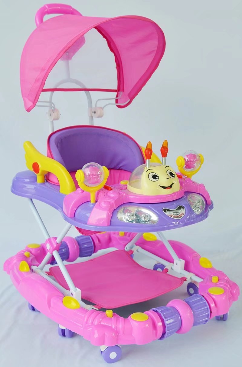 Helian K721 bebé andador anti-o-pierna anti-Flip multifuncional niños y niñas bebé arranque coche mano empuje aprendizaje