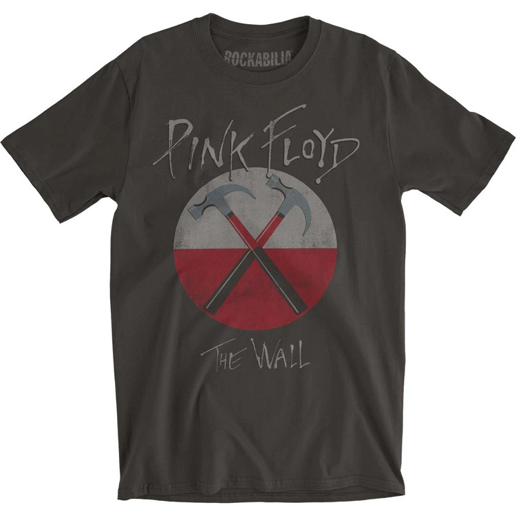PINK FLOYD Hammas T-shirt Pink Floyd band dark gray T-shirt