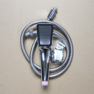 Wholesale Bathroom Flower Wine Nozzle Shower Set Household Filter Booster Shower Head Water Heater Rain Shower Complete Set