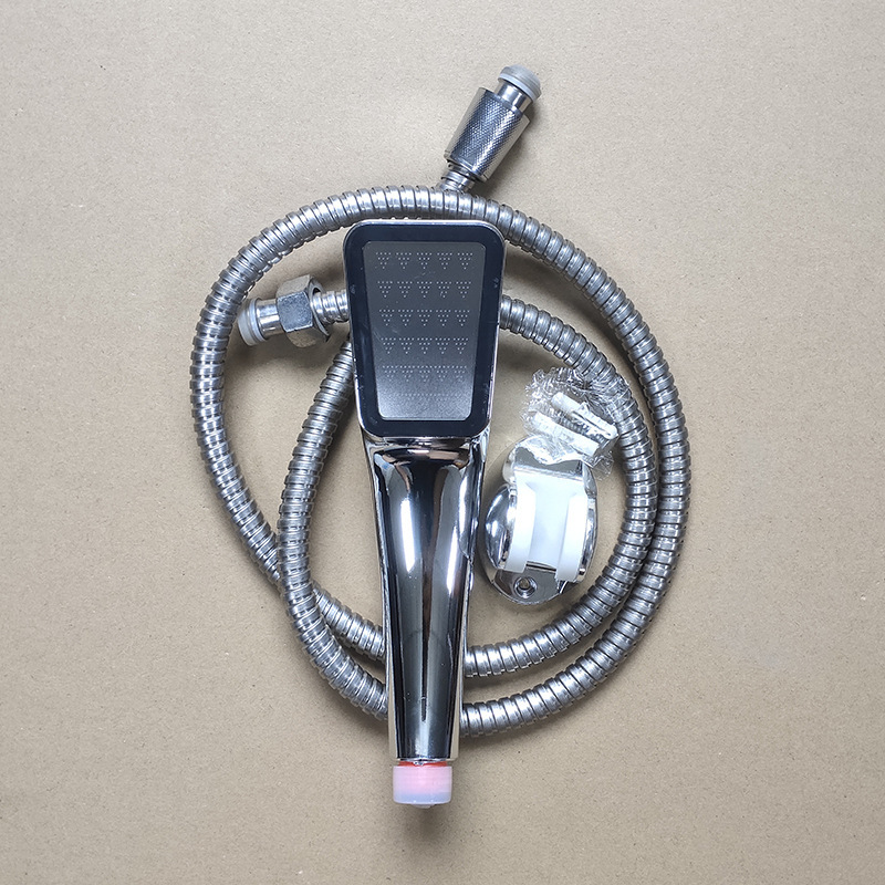Wholesale Bathroom Flower Wine Nozzle Shower Set Household Filter Booster Shower Head Water Heater Rain Shower Complete Set