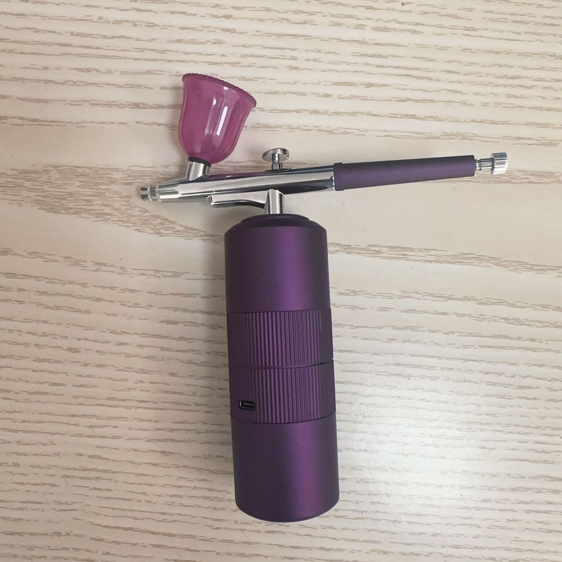 보라색 플라스틱 냄비 20 ml의 스프레이 악기 세트