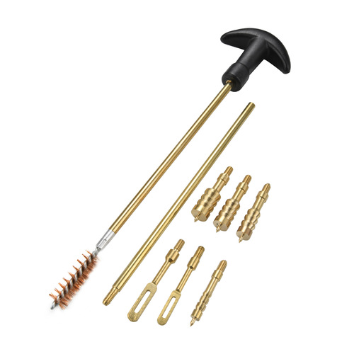 Blow molded box barrel brush outer packaging can be added with logo to make it sturdy GK44 lightweight small package cleaning tool gun brush