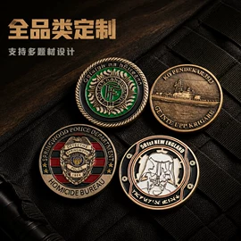 金属工艺品;徽章;纪念币