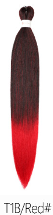 PVC fibra química de baja temperatura fluffy EZ trenza grande trenza fácil trenza image 19