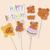 Brand retro decorations, cartoon cute jewelry, small hat, with little bears, Birthday gift