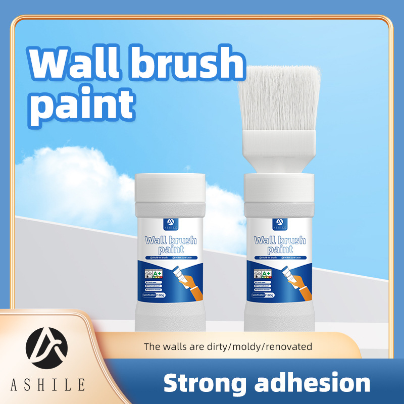 外贸墙面毛刷漆水性净味内墙乳胶漆室内涂料刷墙白色油漆厂家防水
