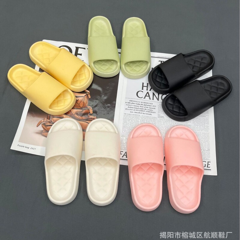 Fashion slippers women's summer home non-slip home indoor bathroom bath platform shoes couple home slippers men