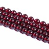 Organic crystal, beads pomegranate, burgundy accessory, wholesale