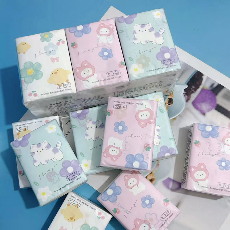 Printed Handkerchief Paper Meimei Rabbit Printed Paper Towel Portable Small Bag Student Facial Tissue Toilet Paper Napkin Toilet Paper Printed Handkerchief Paper Meimei Rabbit Printed Paper Towel Portable Small Bag Student Facial Tissue Toilet Paper Napkin Toilet Paper