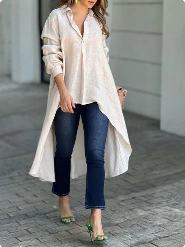 Holiday, Daily Occasion Wholesale Women's Streetwear Solid Color Long Sleeve Button Blouses