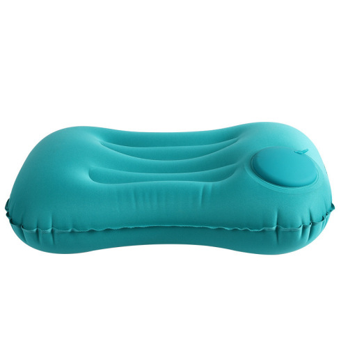 Travel air pressure inflatable pillow outdoor inflatable square pillow portable foldable cushion back support travel inflatable pillow wholesale