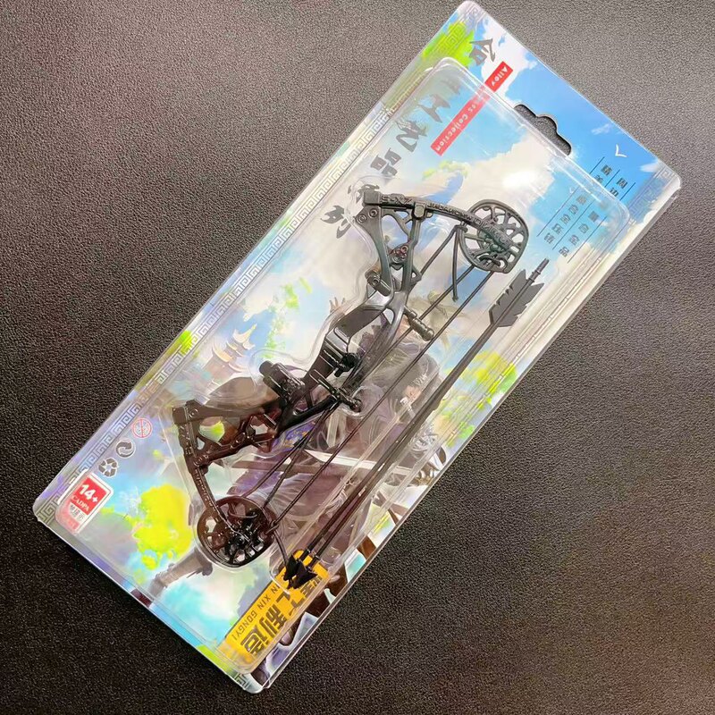 Delta Force Peripheral Compound Bow and Arrow Sawblade Sawblade Alloy Toy Model Unsharpened