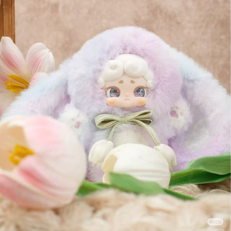 新品正版晚安小兔秘密花园二代系列毛绒摆件盲盒批发跨境直播间|undefined